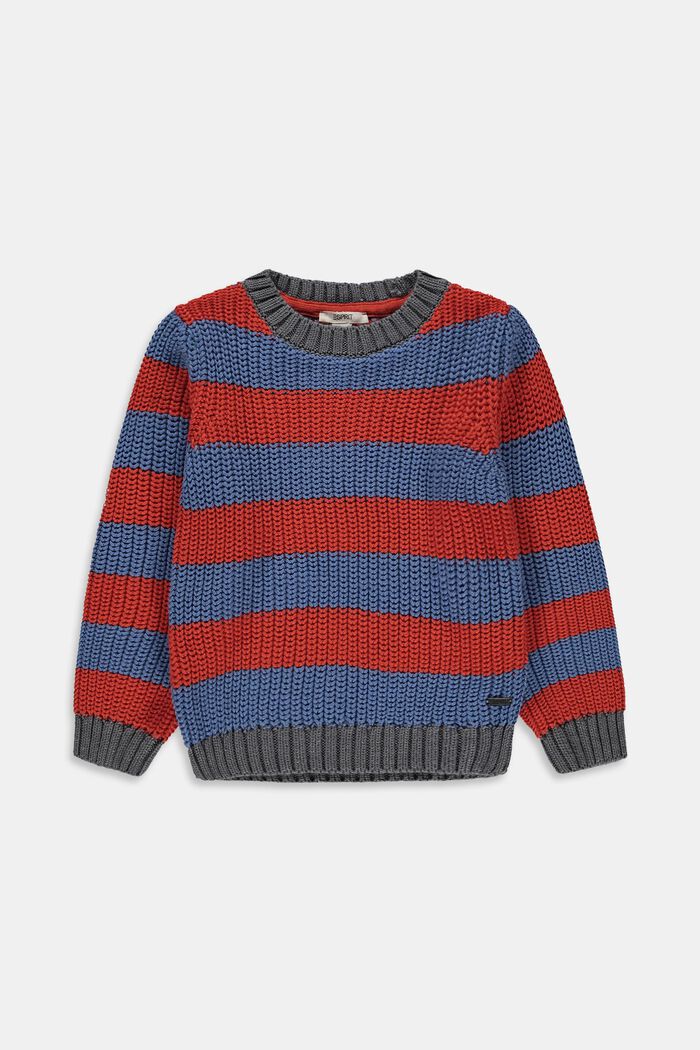 Sweaters, BLUE/RED, overview