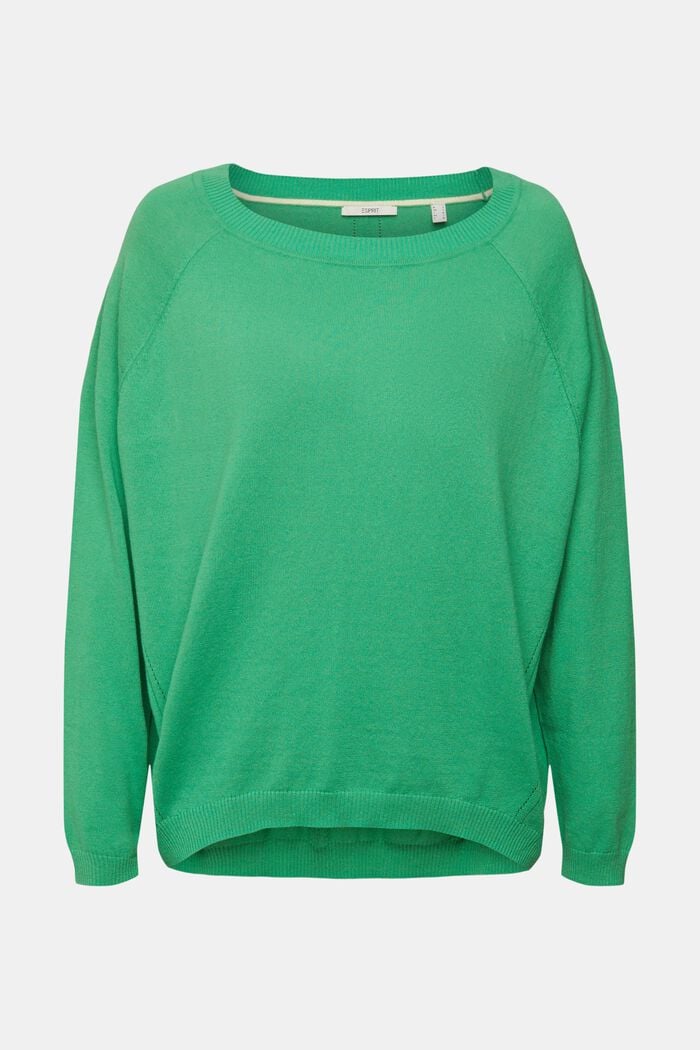Pull-over tricoté, GREEN, overview