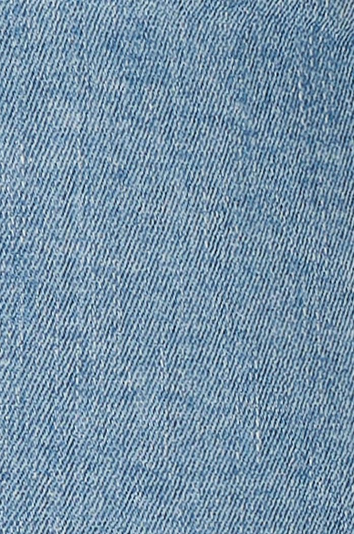 Short en jean doté d’une ceinture de maintien, BLUE LIGHT WASHED, detail image number 4