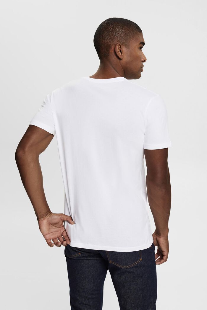 T-shirt en jersey, 100 % coton, WHITE, detail image number 3