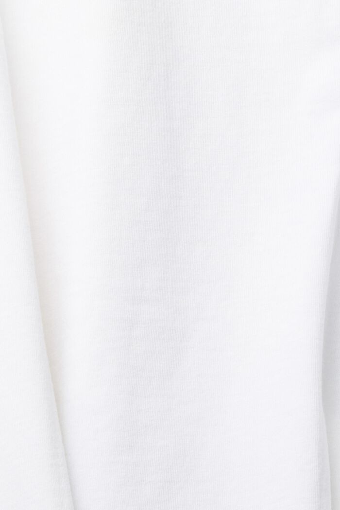 T-shirt à imprimé, en jersey, WHITE, detail image number 4