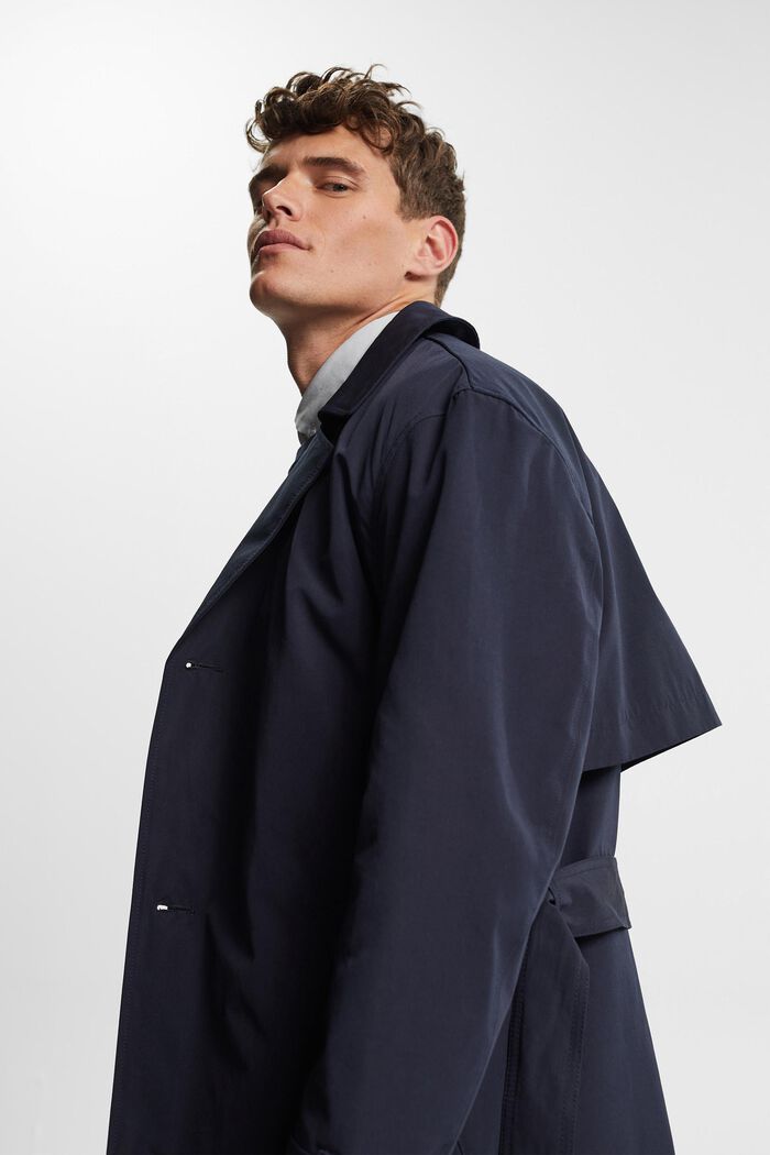 Trench-coat avec ceinture, NAVY, detail image number 2