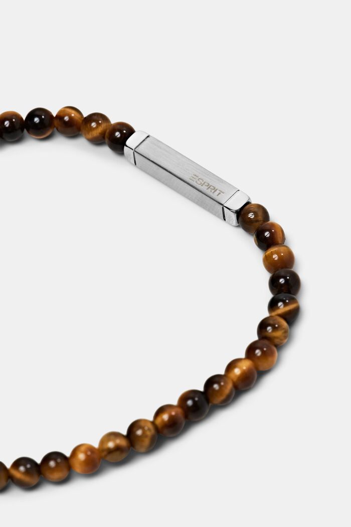 Bracelet perlé élastique, SILVER, detail image number 1