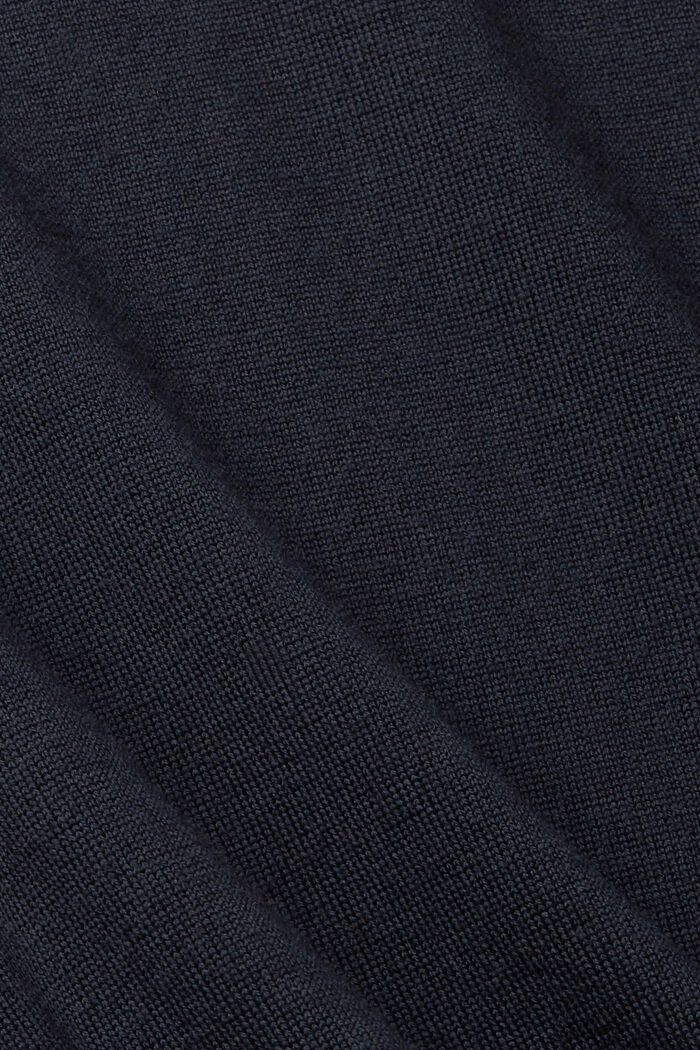 Pull-over en laine tricoté, NAVY, detail image number 1