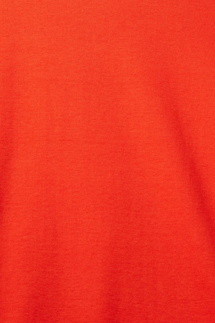 T-shirt à manches longues, RED, detail image number 4