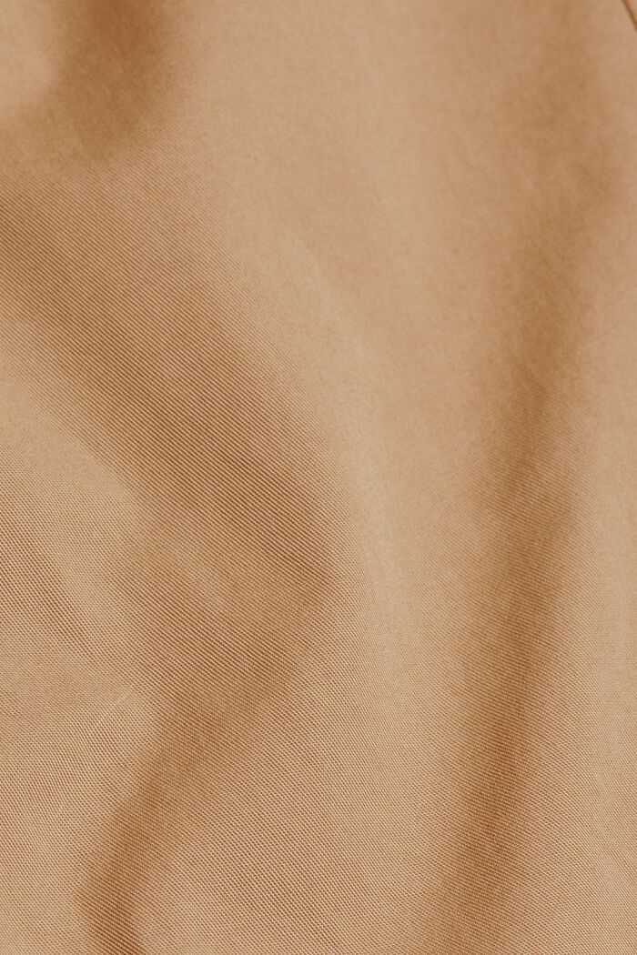 Chino taille haute, 100 % coton Pima, KHAKI BEIGE, detail image number 5