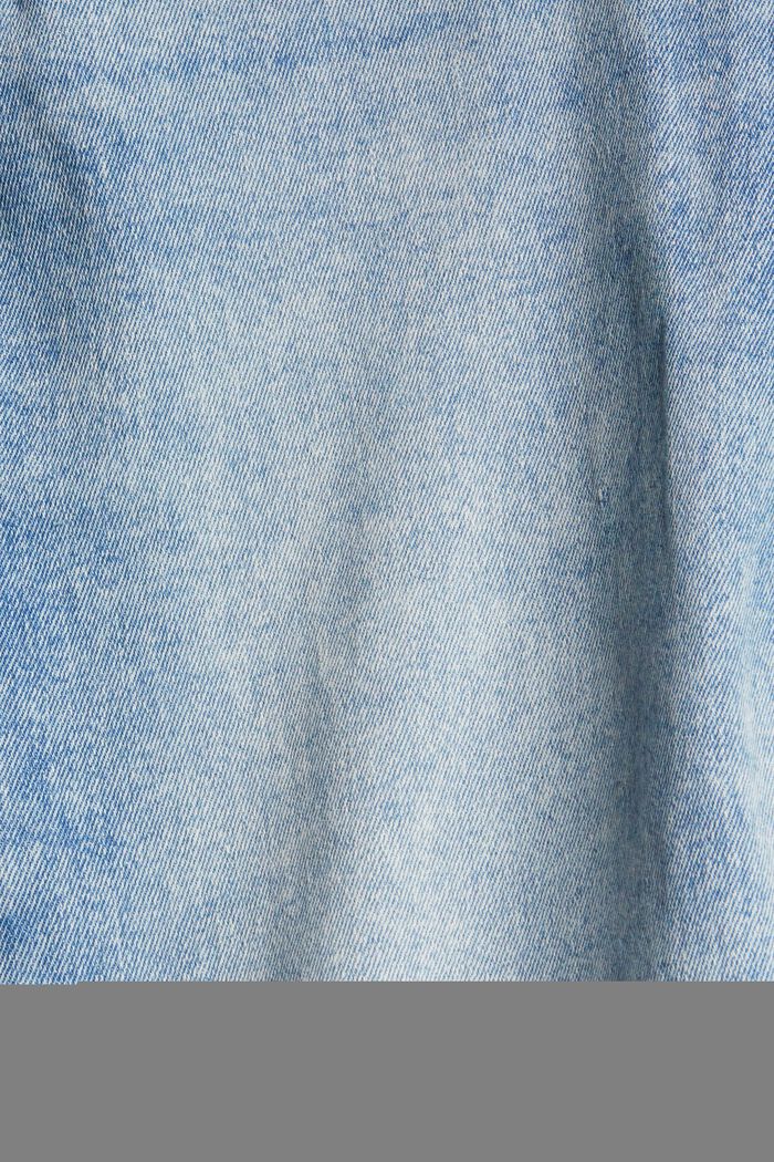 Jean stretch en coton bio, BLUE LIGHT WASHED, detail image number 4