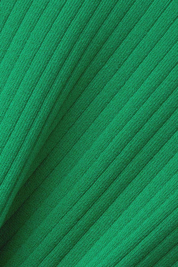 Pull-over à col ras-du-cou et effet color blocking, EMERALD GREEN, detail image number 5