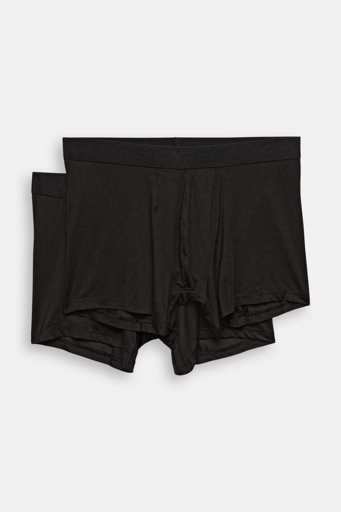 Lot de shorts longs pour Hommes en microfibre stretch, BLACK, detail image number 0