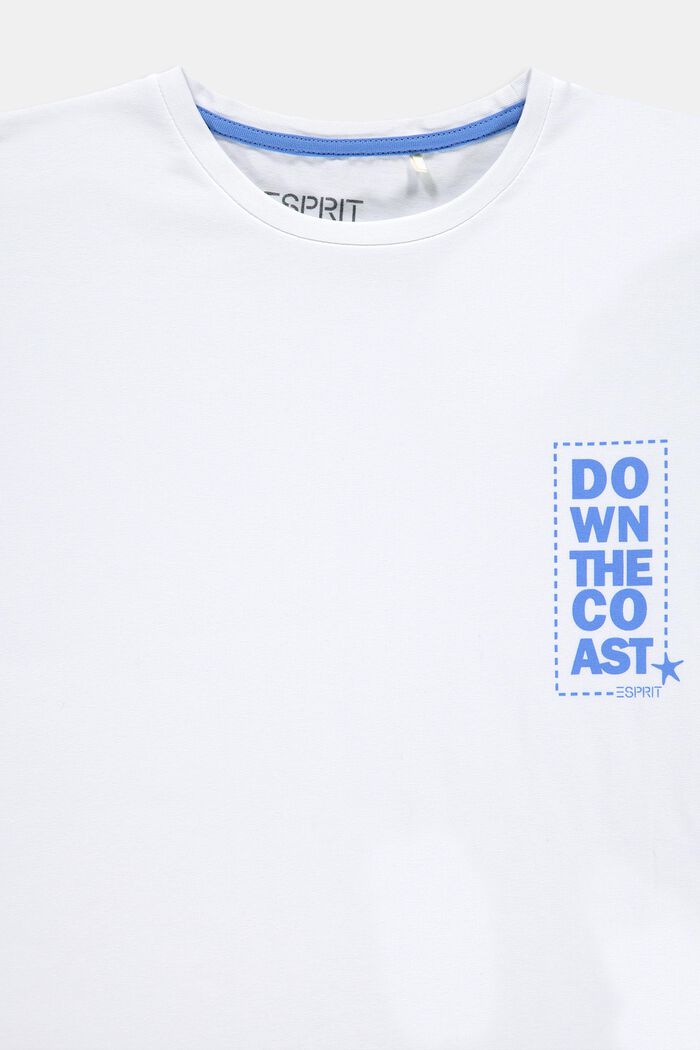 T-shirt à inscription imprimée, WHITE, detail image number 2