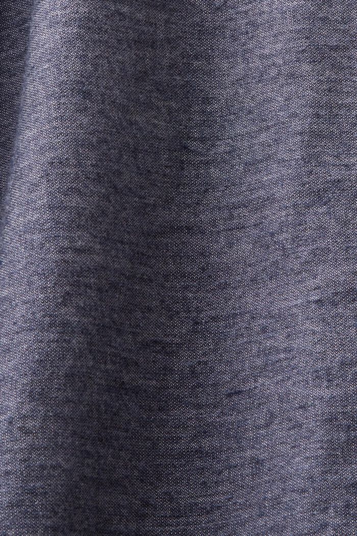 Chemise chinée, 100 % coton, NAVY, detail image number 5