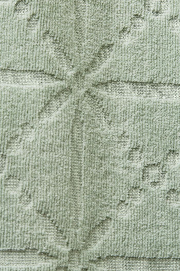 Peignoir à capuche en velours nicki, SOFT GREEN, detail image number 4