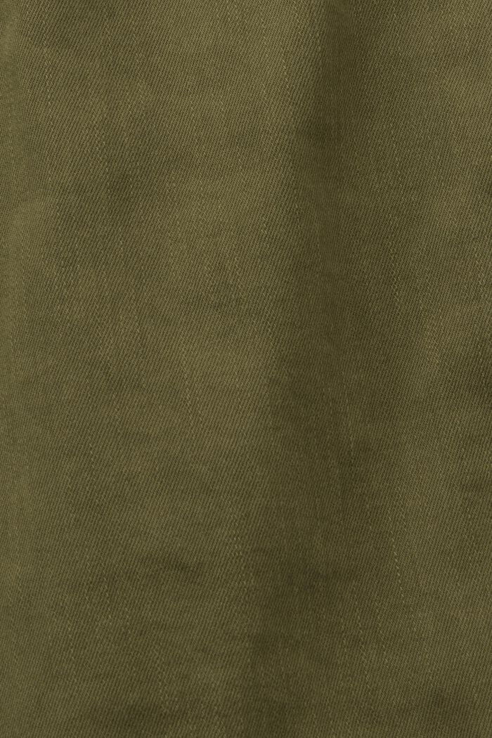 Pantalon stretch à teneur en coton biologique, KHAKI GREEN, detail image number 6