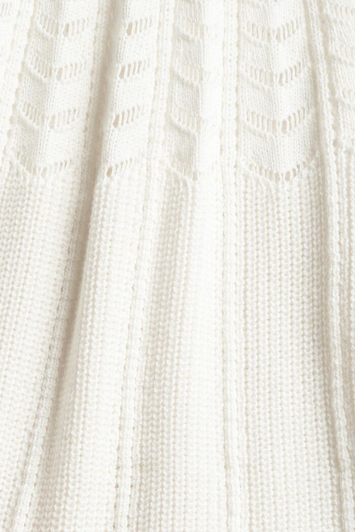Pull-over à manches courtes, 100 % coton, OFF WHITE, detail image number 4
