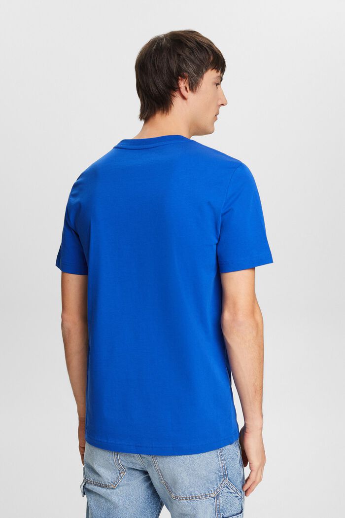 T-shirt en jersey à col ras-du-cou, BRIGHT BLUE, detail image number 3