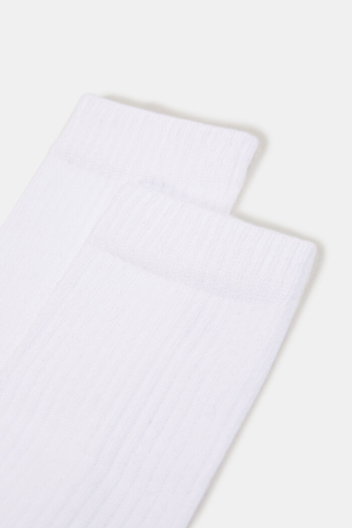 Lot de 2 paires de chaussettes à texture côtelée, WHITE, detail image number 1