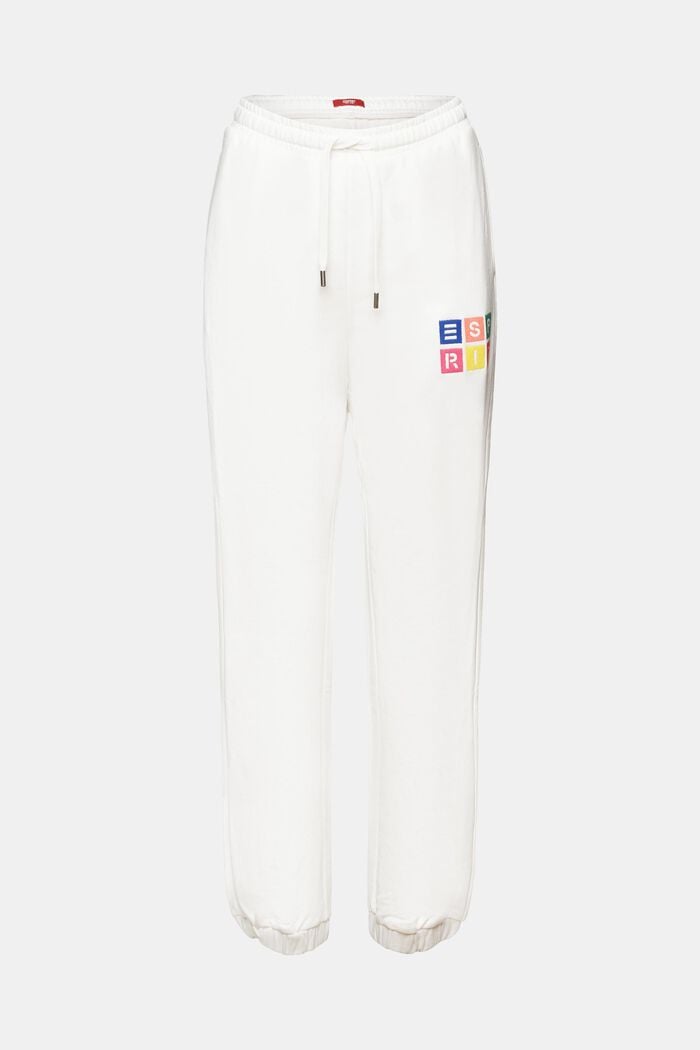 Pantalon de survêtement en coton biologique orné d’un logo brodé, OFF WHITE, detail image number 8