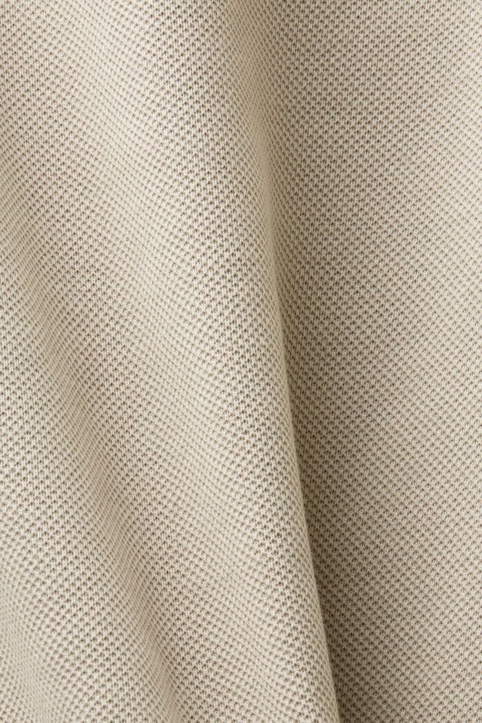 Pantalon en maille de coton mélangé, BEIGE, detail image number 6