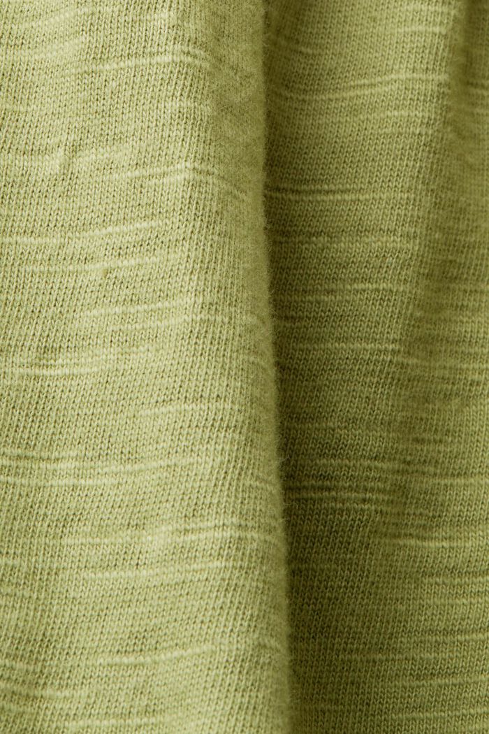 Robe en jersey à manches en dentelle brodées, PISTACHIO GREEN, detail image number 5