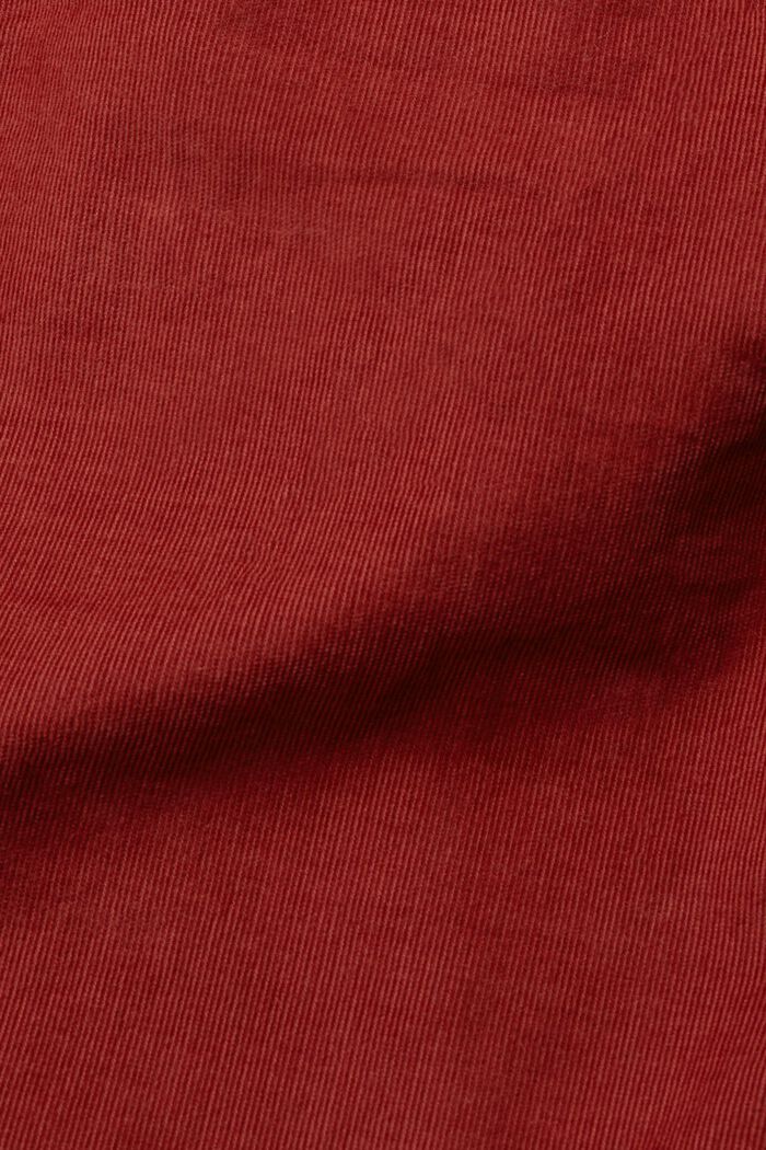 Blouse en velours côtelé, TERRACOTTA, detail image number 1