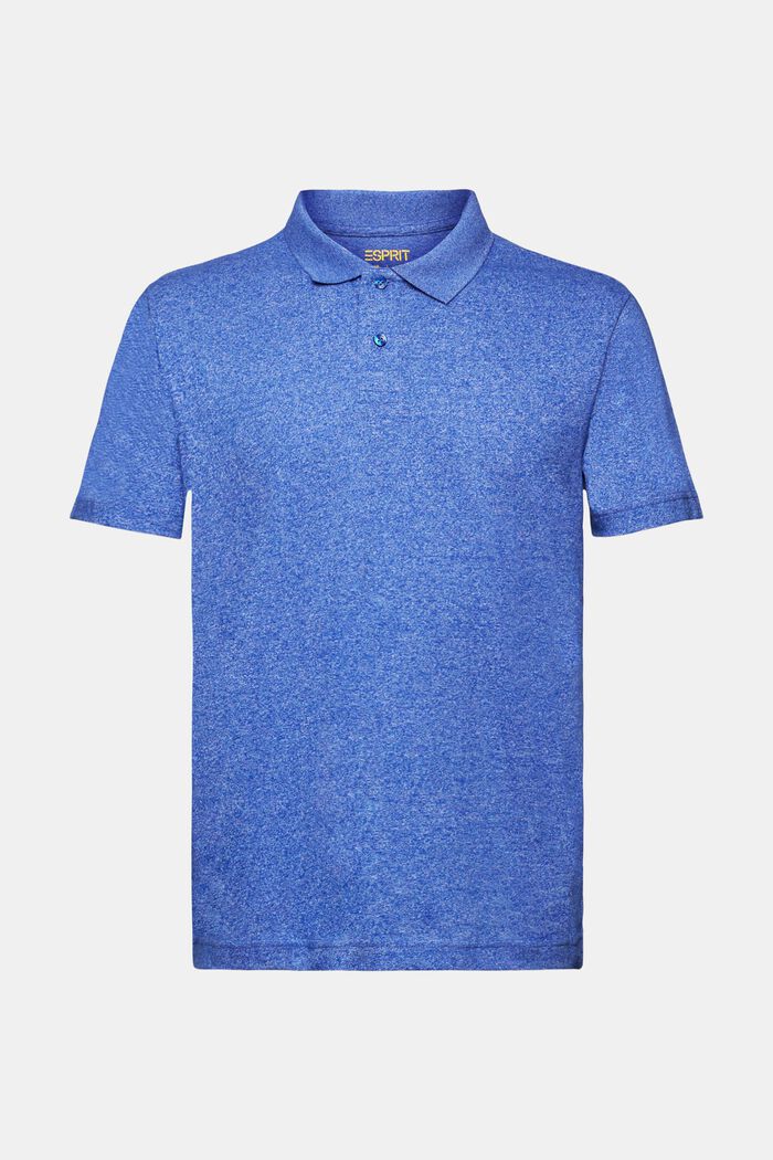 Polo chiné, BRIGHT BLUE, detail image number 5