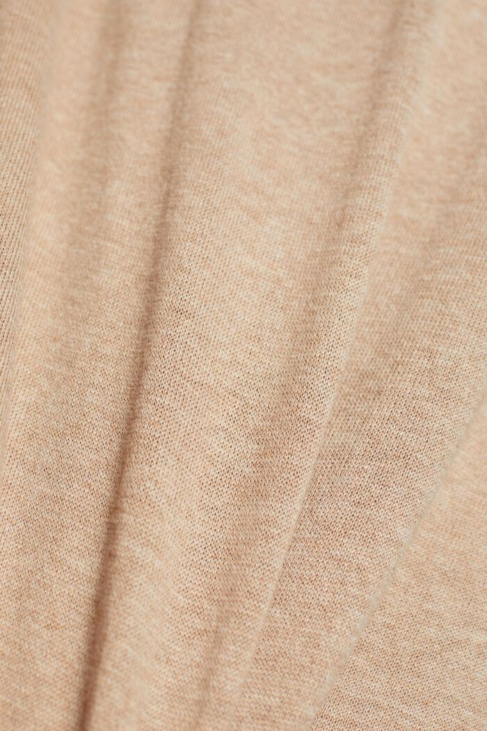 Robe longueur midi en maille, TAUPE, detail image number 5