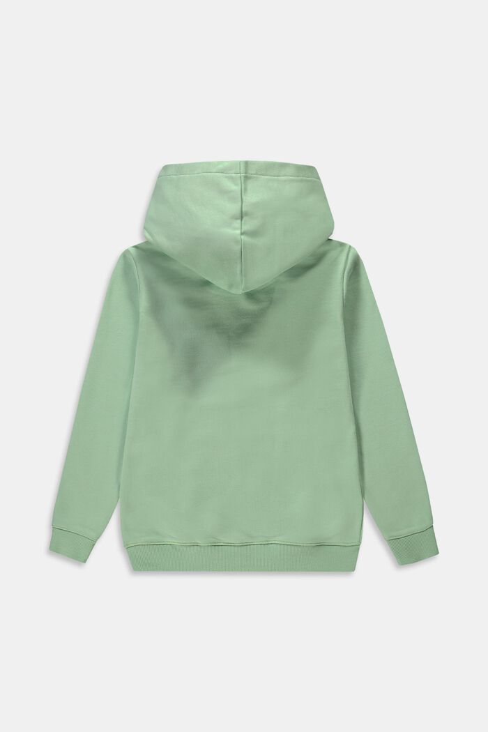 Sweat à capuche et logo, 100 % coton, PISTACCHIO GREEN, detail image number 1