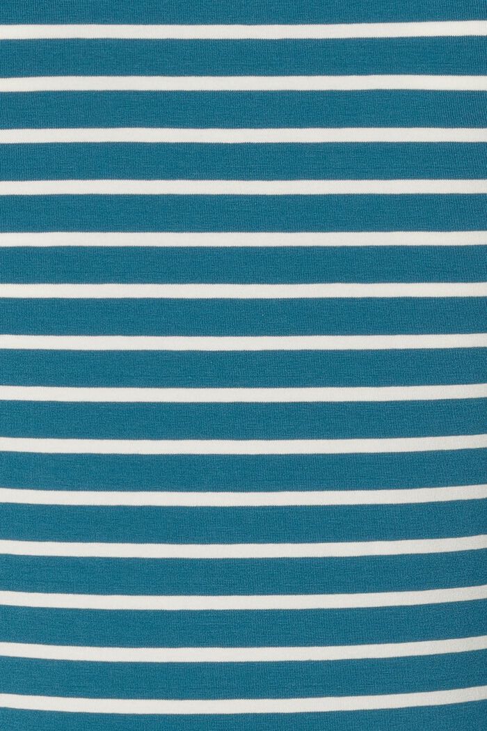 T-shirt rayé à manches longues à fonction d’allaitement, TEAL BLUE, detail image number 5