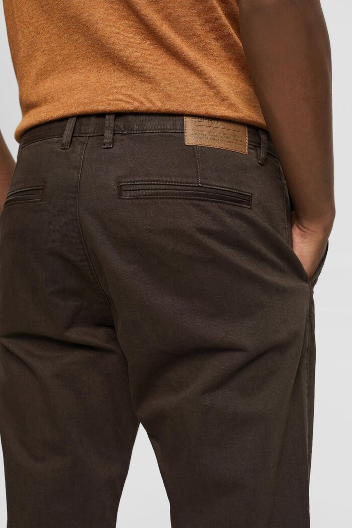 Pants woven Loose Cropped Fit, DARK BROWN, detail image number 5