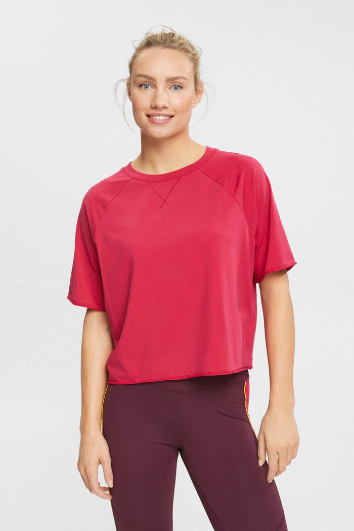 T-shirt de coupe carrée, CHERRY RED, detail image number 0