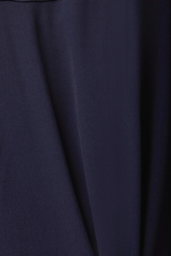 Robe-chemise en crêpe, NAVY, detail image number 5