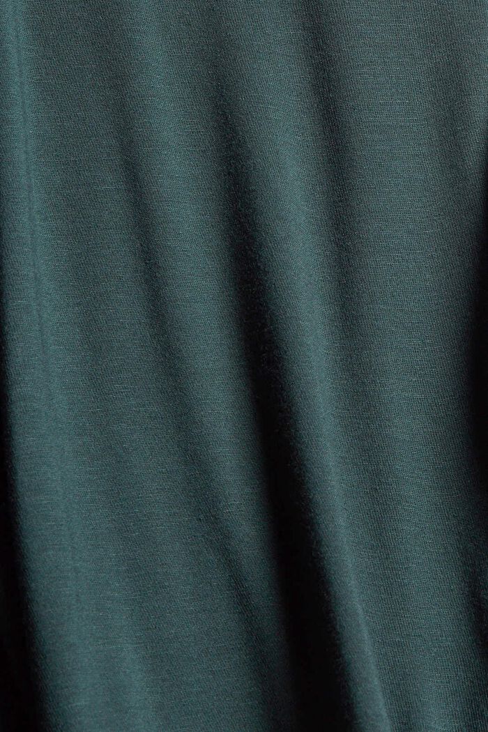 Pyjama en jersey LENZING™ ECOVERO™, DARK TEAL GREEN, detail image number 4