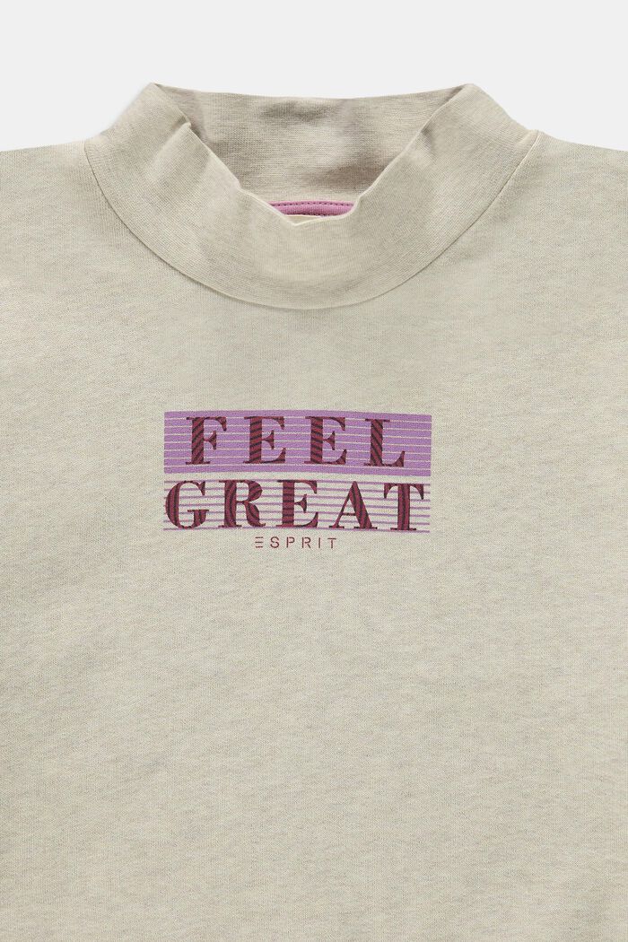 Sweat-shirt à col montant et message imprimé, ICE, detail image number 2