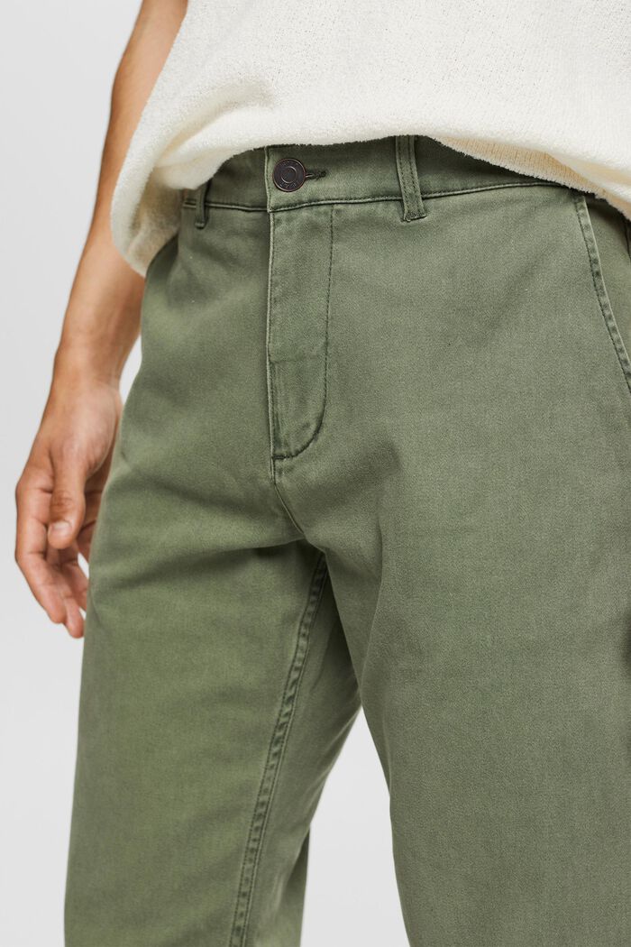 Chino en coton, GREEN, detail image number 2
